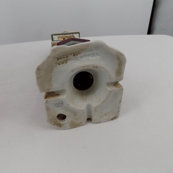 Mervyns Village Square Lighted Christmas Clock Tower 1990s Original Box Tested - Picture 6 of 8